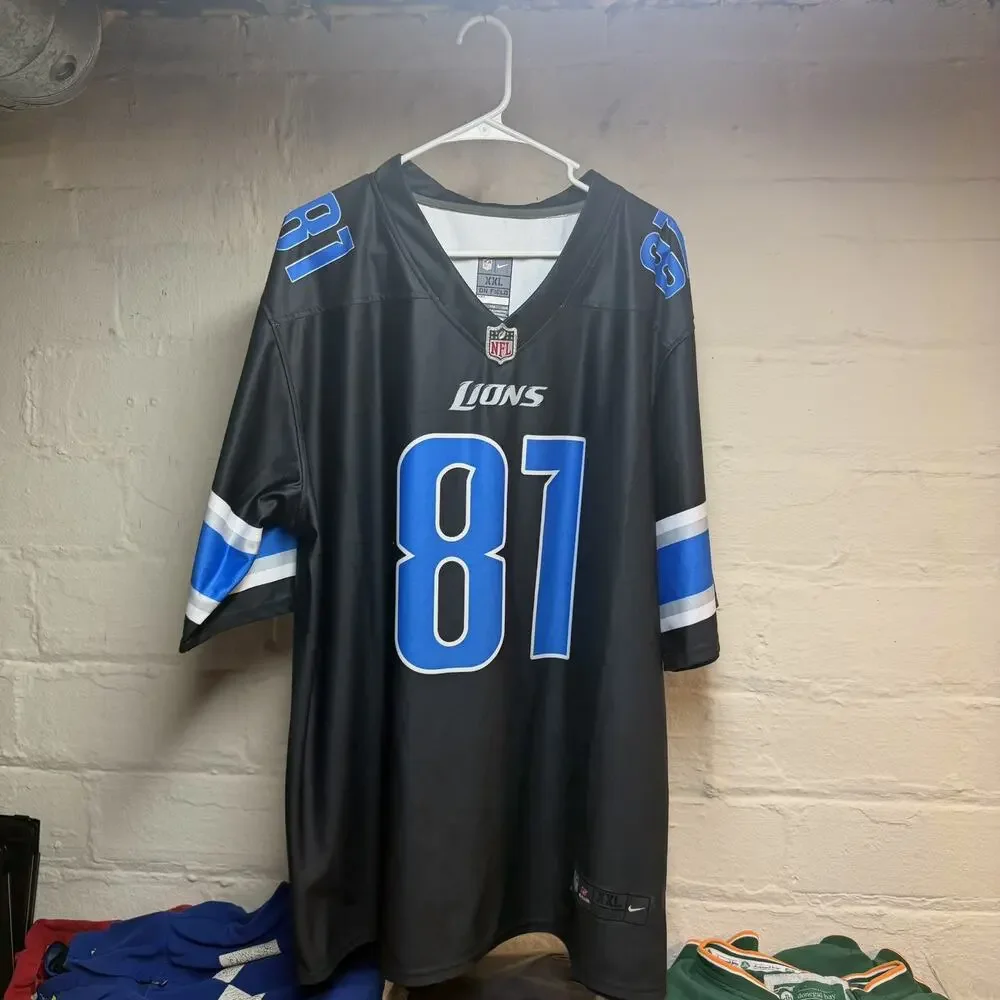 Calvin Johnson Detroit Lions Nike On Field Jersey Mens XXLARGE XXL